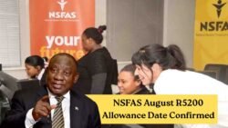 NSFAS August 2025 Allowance of R5,200 – Payment Date Confirmed