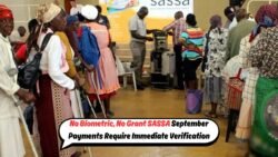 SASSA September Grants: R2,315, R560 and R1,250 Require Biometric Verification