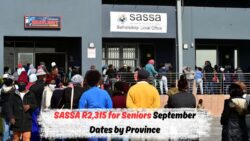 SASSA R2,315 Pension Grant September 2025 – Full Provincial Schedule Released