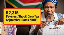 R2,315 Old Age Grant Disbursement Dates Released for September 2025