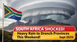 Weekend Weather September 2025 – Full List of South African Regions Under Rain Warning